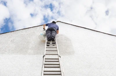 Peinture extérieure à la Remaudière — façades et ravalement